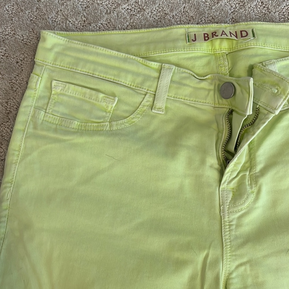 JBrand Yellow Skinny Leg Jeans - Picture 8 of 10